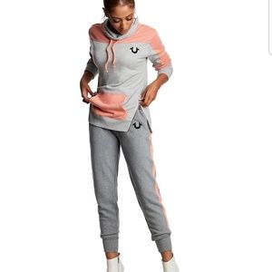 True Religion Crystal Tuxedo Jogger